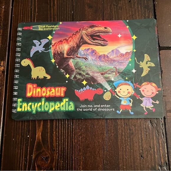 Dinosaur Encyclopedia Flashlight Exploration (New) - Picture 2 of 7